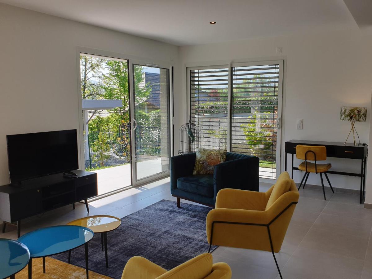 L'Appartement Jardin Avec Vue Montagnes Севрие Экстерьер фото