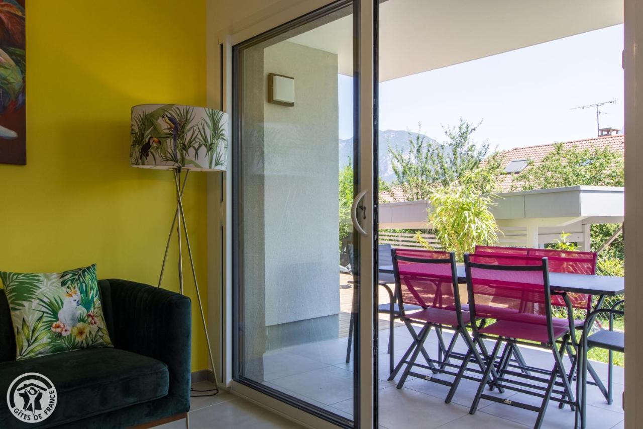 L'Appartement Jardin Avec Vue Montagnes Севрие Экстерьер фото