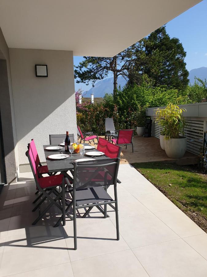 L'Appartement Jardin Avec Vue Montagnes Севрие Экстерьер фото