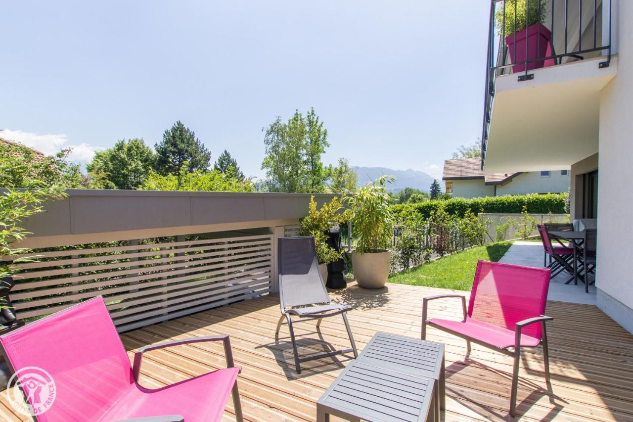 L'Appartement Jardin Avec Vue Montagnes Севрие Экстерьер фото