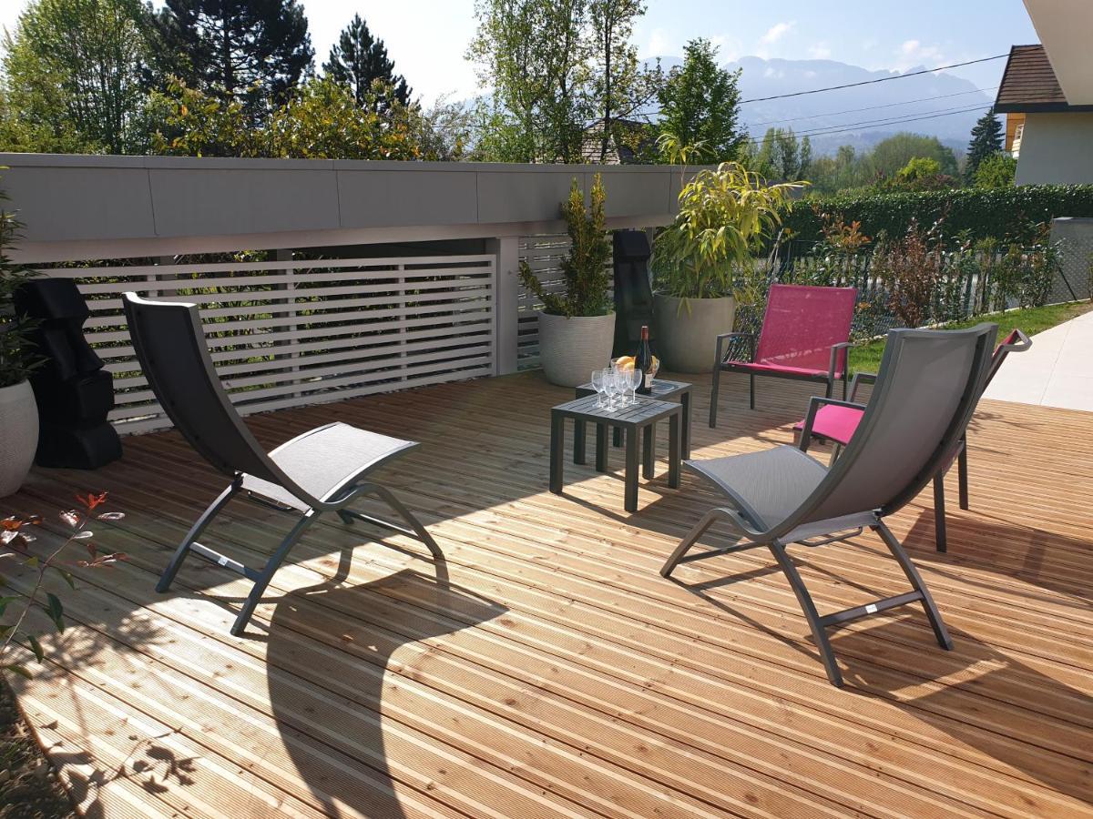 L'Appartement Jardin Avec Vue Montagnes Севрие Экстерьер фото