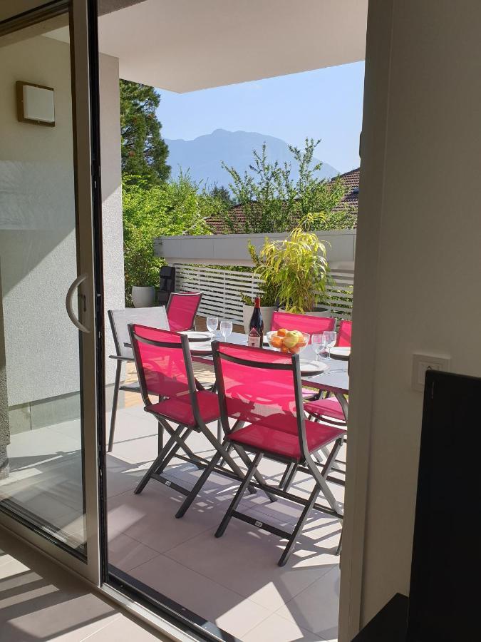 L'Appartement Jardin Avec Vue Montagnes Севрие Экстерьер фото